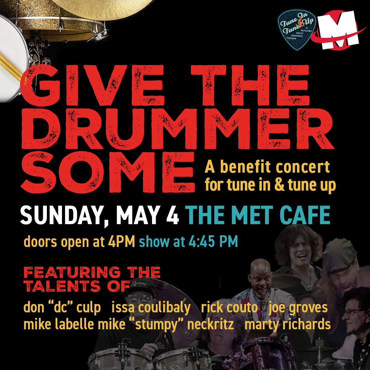 “GIVE THE DRUMMER SOME” Benefit