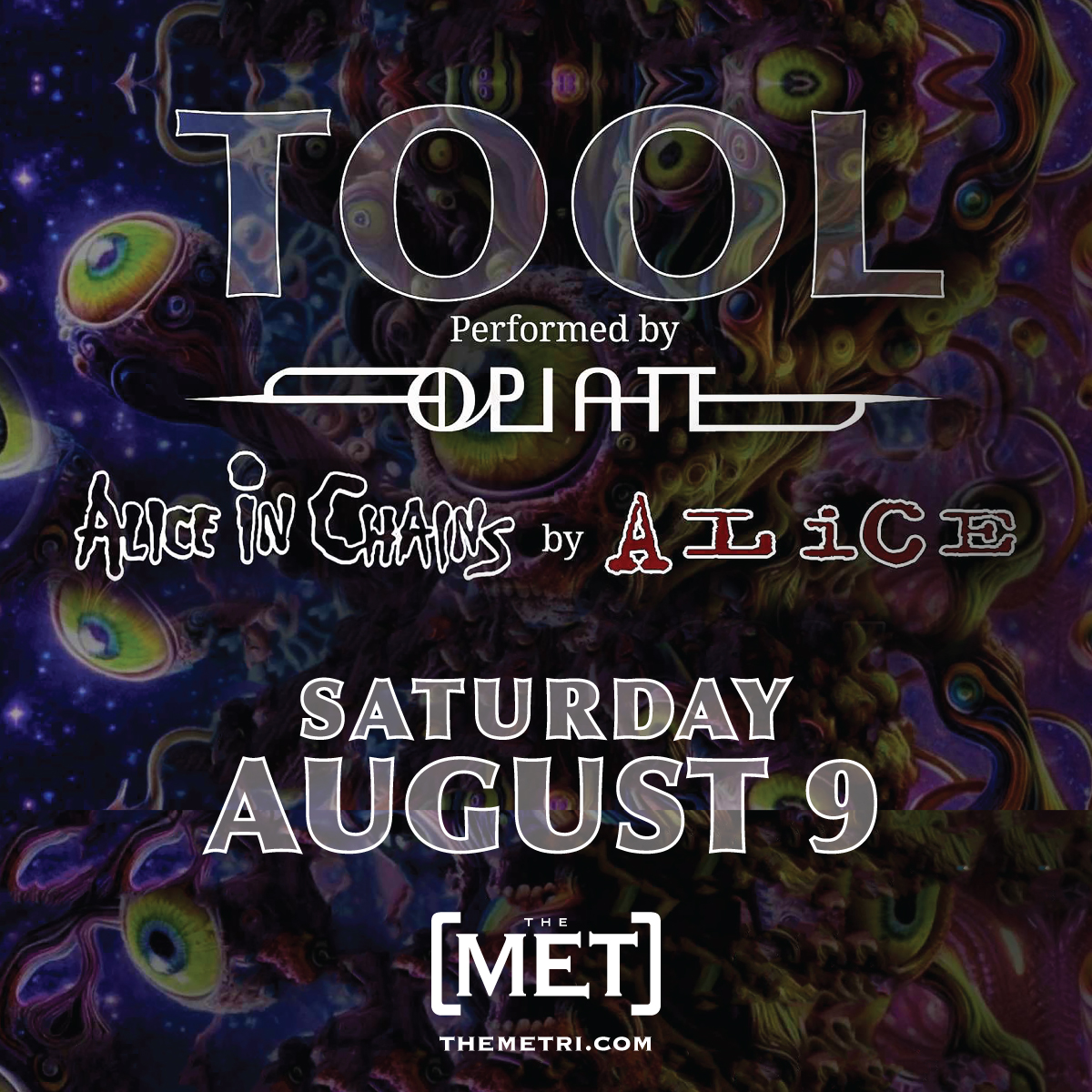 OPIATE Performing TOOL with Alice – Alice In Chains Tribute