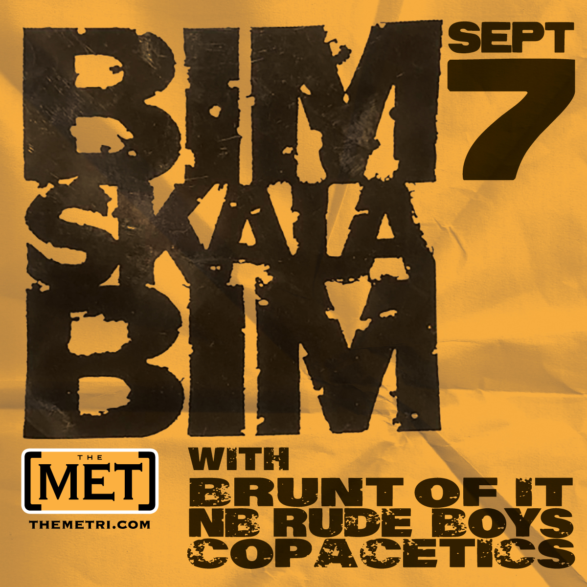 BIM SKALA BIM • Brunt Of It • NB Rude Boys • Copacetics