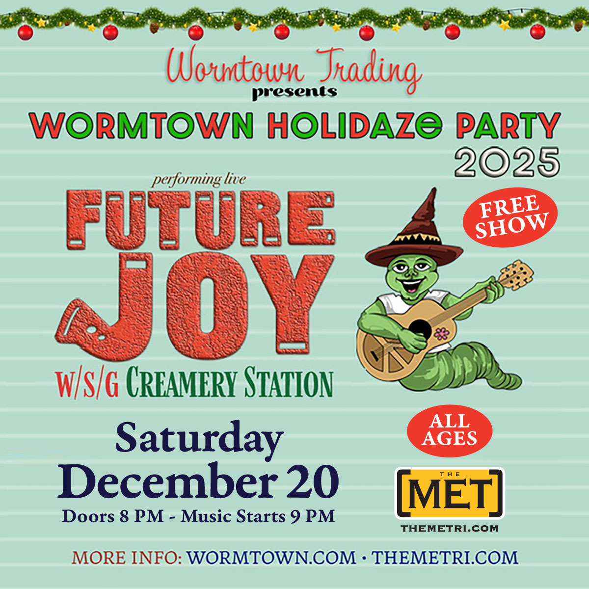 WORMTOWN HOLIDAYZ PARTY 2025