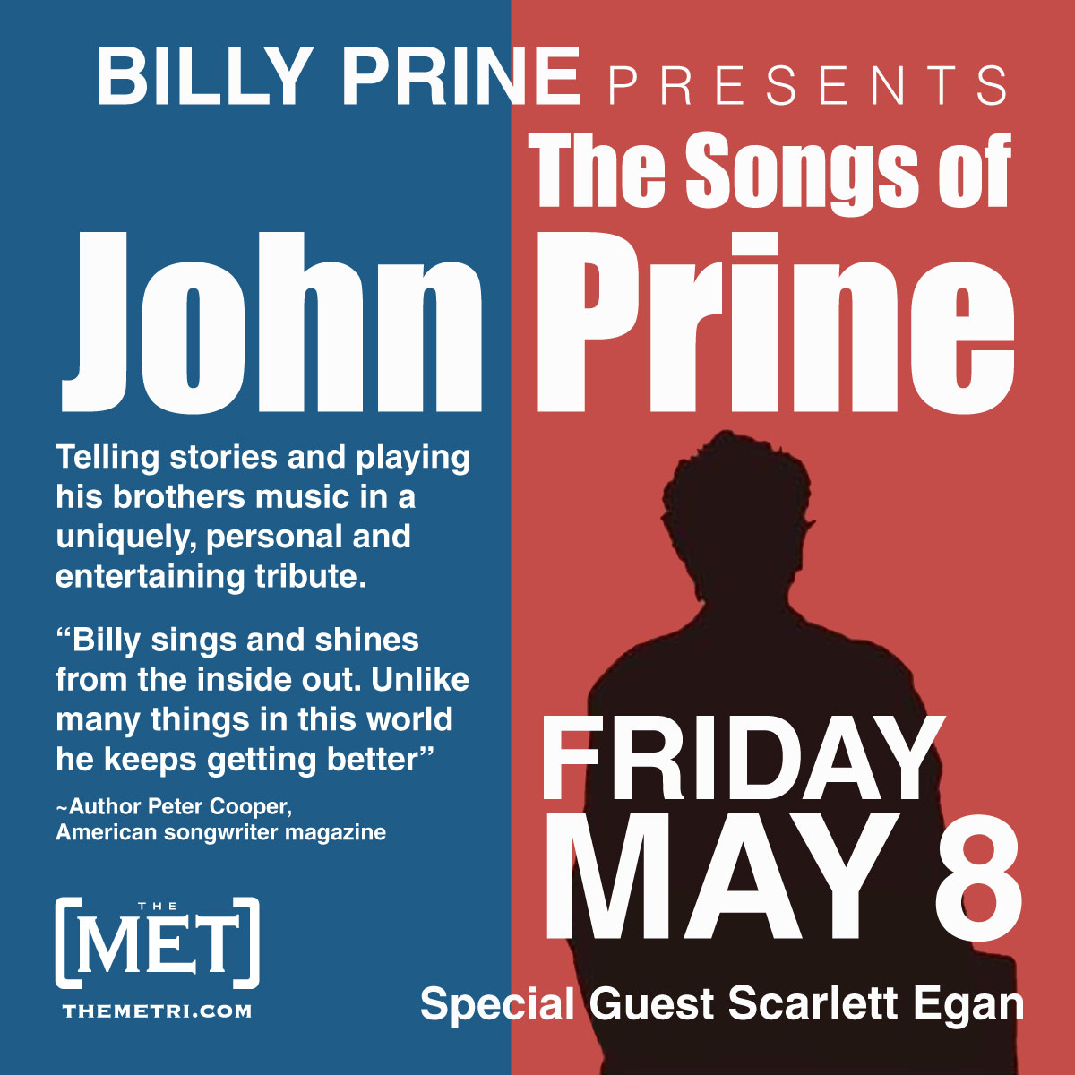 BILLY PRINE – THE SONGS OF JOHN PRINE