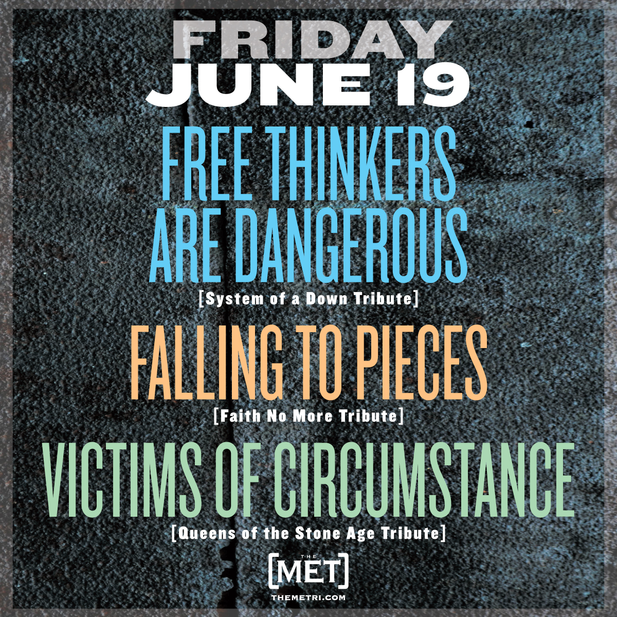 FREE THINKERS ARE DANGEROUS – FALLING TO PIECES – VICTIMS OF CIRCUMSTANCE