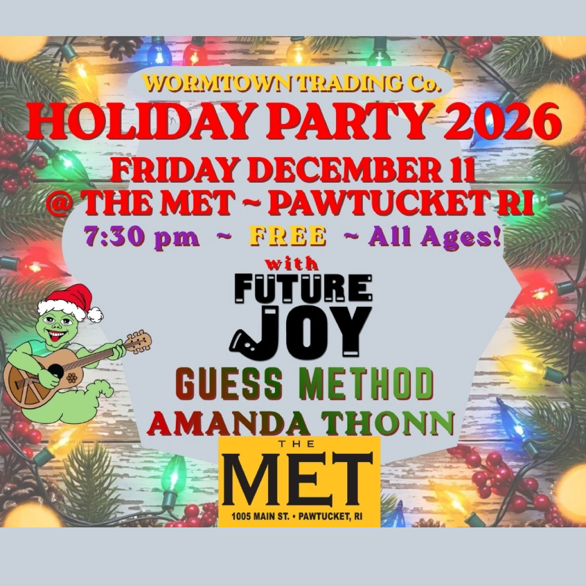 Wormtown Trading Co: <br>HOLIDAY PARTY 2026